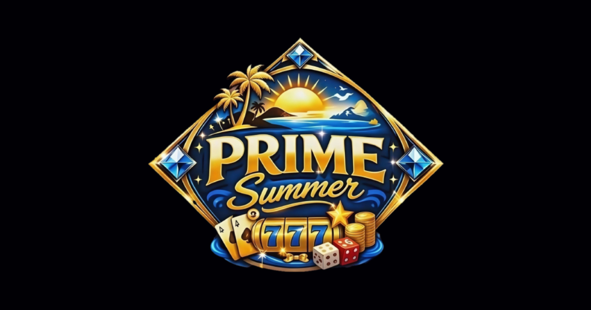 Prime Summer 777 Casino main banner showing a mobile-first gaming platform for players in the Philippines